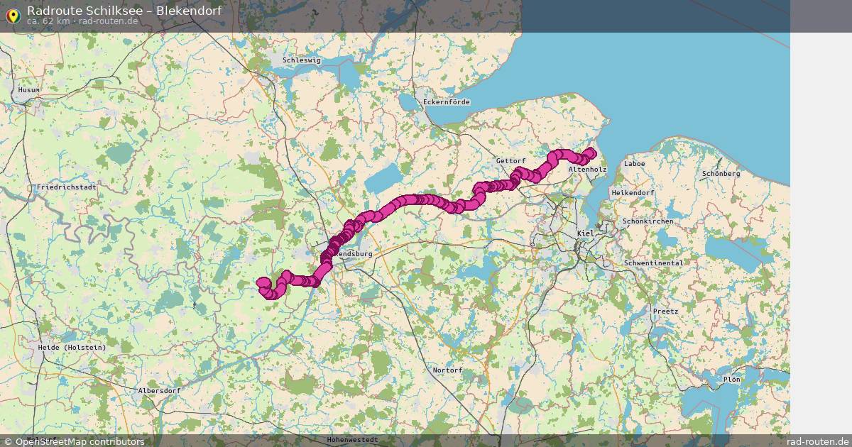 Radtour Schilksee – Rabel