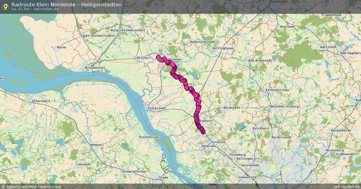 Radtour Klein Nordende – Heiligenstedten
