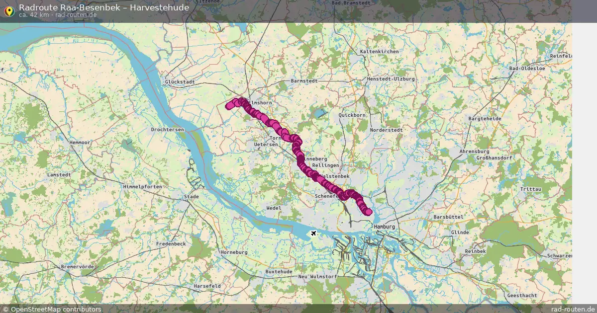 Radtour Raa-Besenbek – Harvestehude