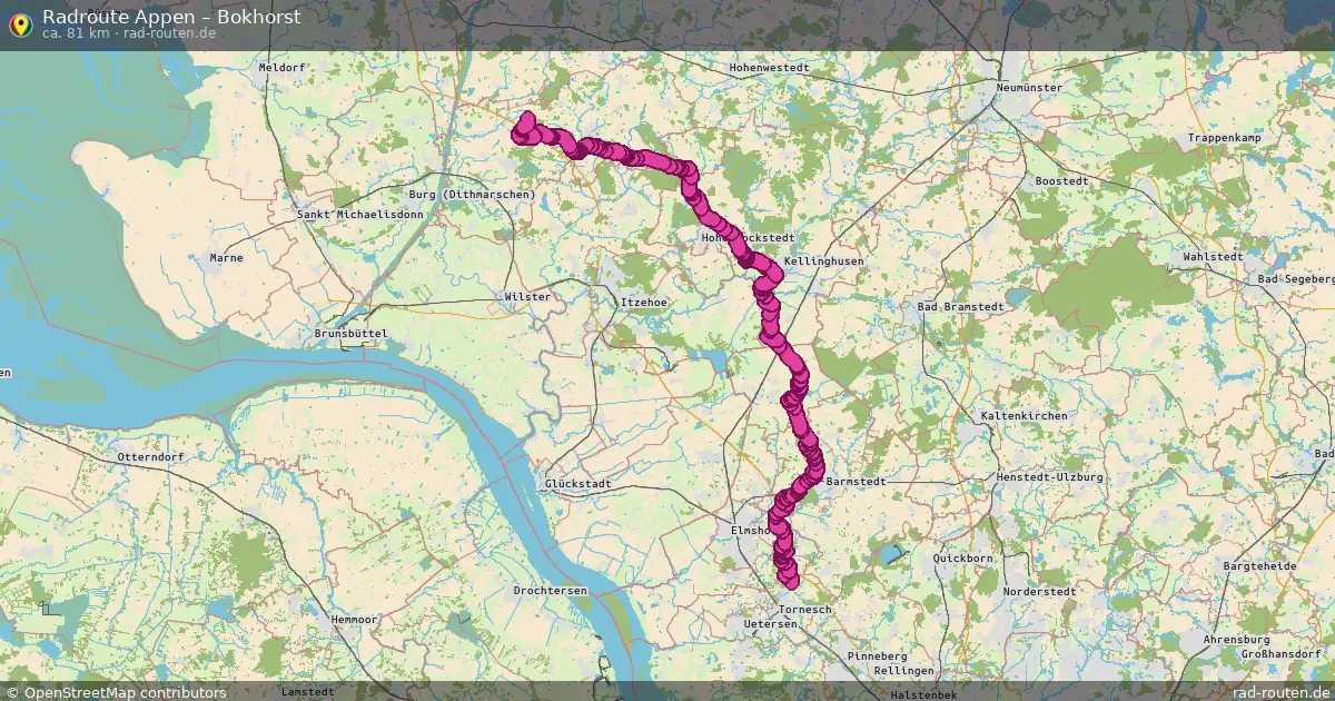 Radtour Appen – Bokhorst