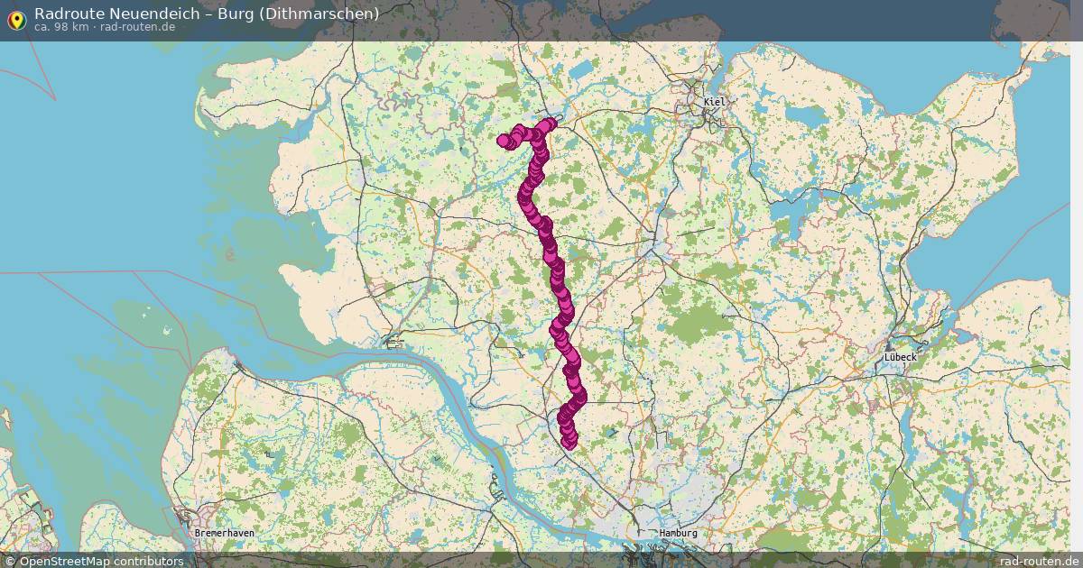 Fahrradroute Haseldorf – Haale (87 km) – Rad-Routen.de