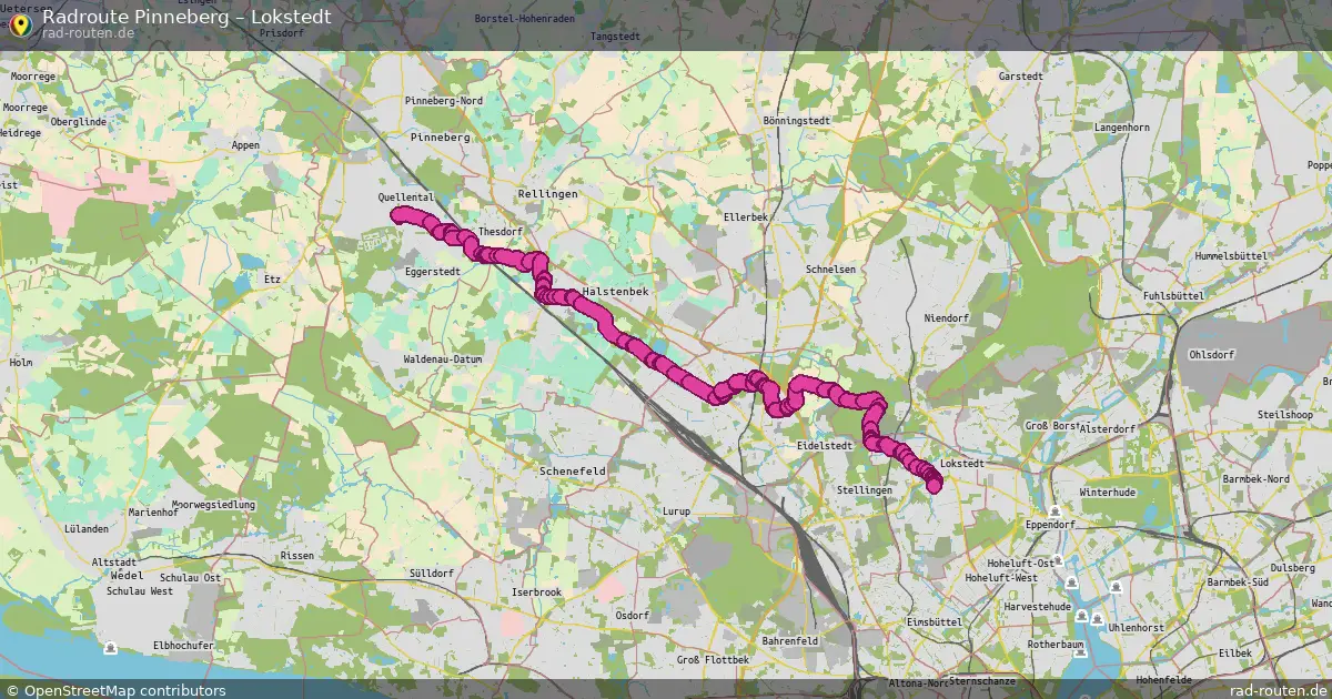 Radtour Pinneberg – Lokstedt