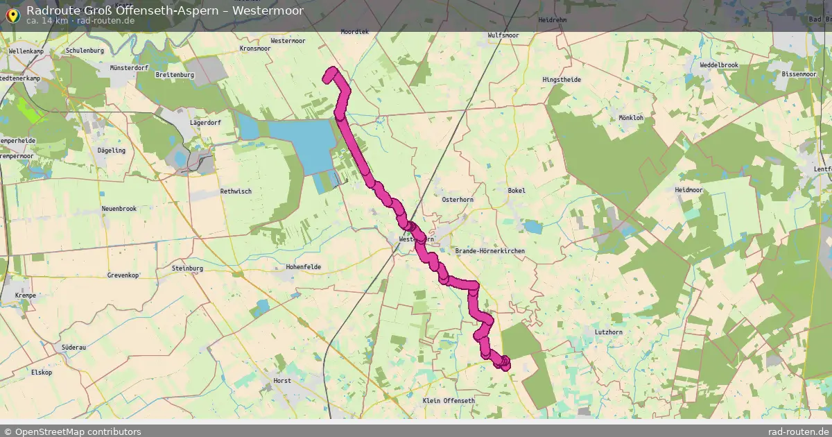 Radtour Groß Offenseth-Aspern – Westermoor