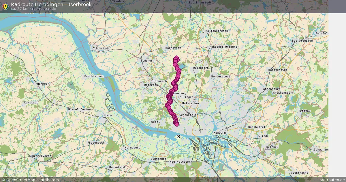 Radtour Hemdingen – Iserbrook