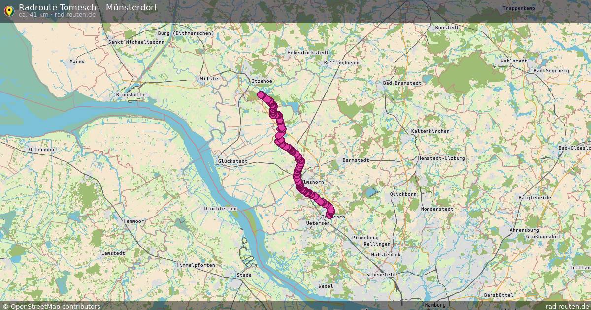 Fahrradroute Tornesch – Münsterdorf