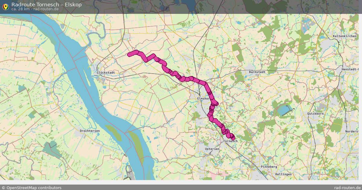 Fahrradroute Tornesch – Elskop
