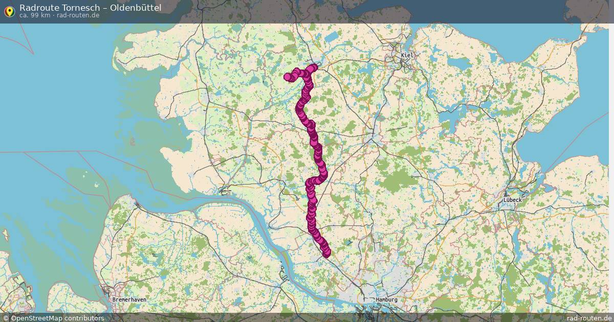 Fahrradroute Tornesch – Aukrug