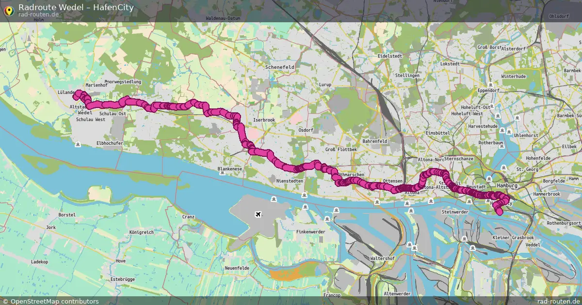 Radtour Wedel – Hafencity