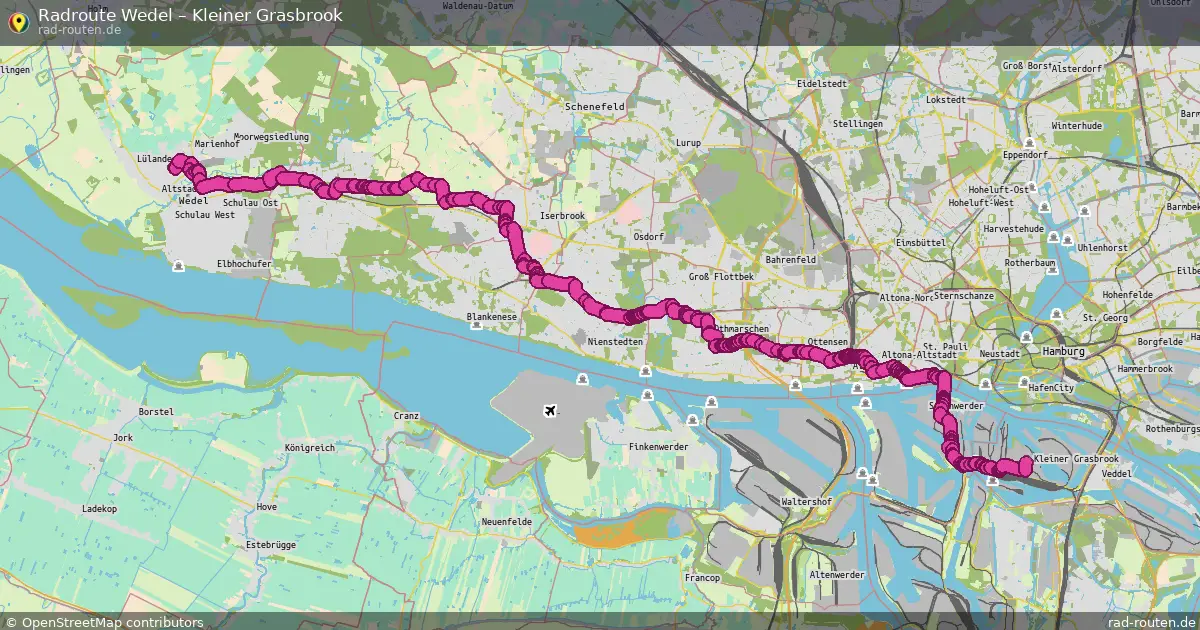 Radtour Wedel – Kleiner Grasbrook