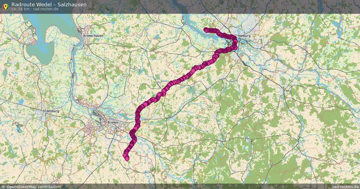 Fahrradroute Wedel – Bendestorf