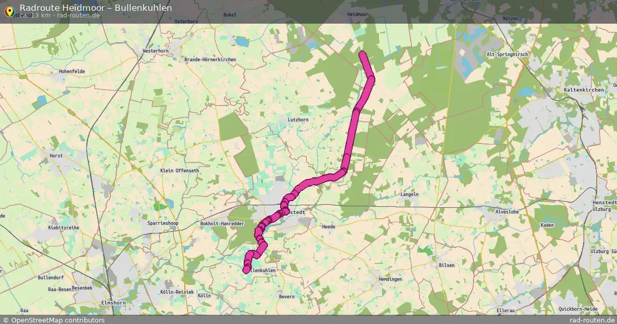 Radtour Heidmoor – Bullenkuhlen