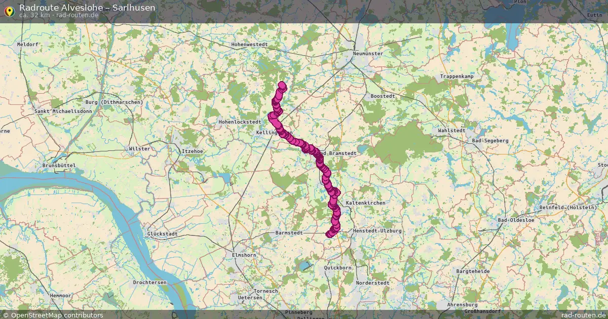 Radtour Alveslohe – Sarlhusen