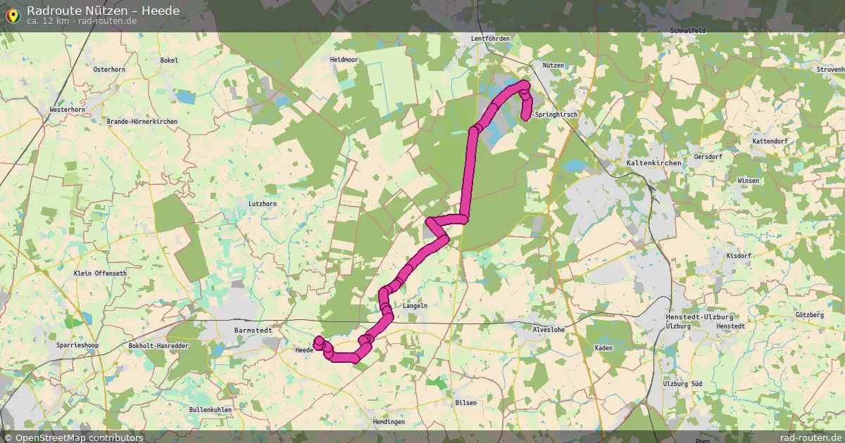 Radtour Nützen – Heede
