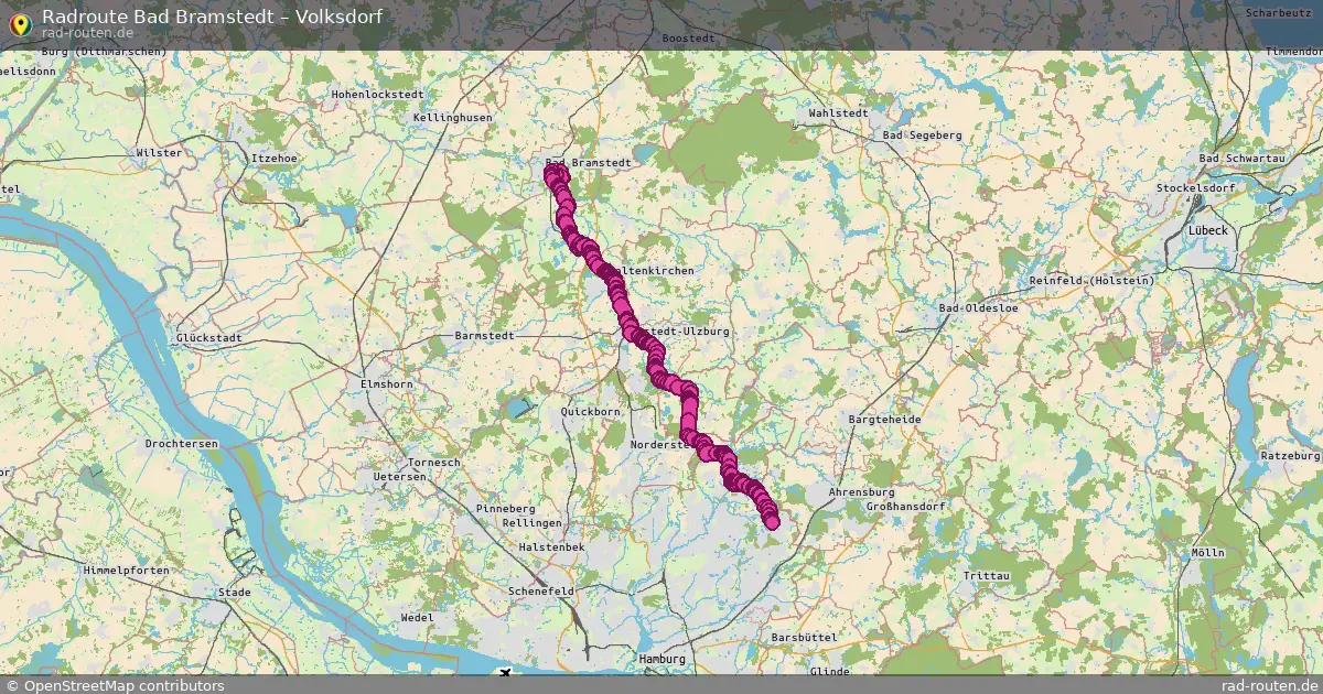 Radtour Bad Bramstedt – Volksdorf