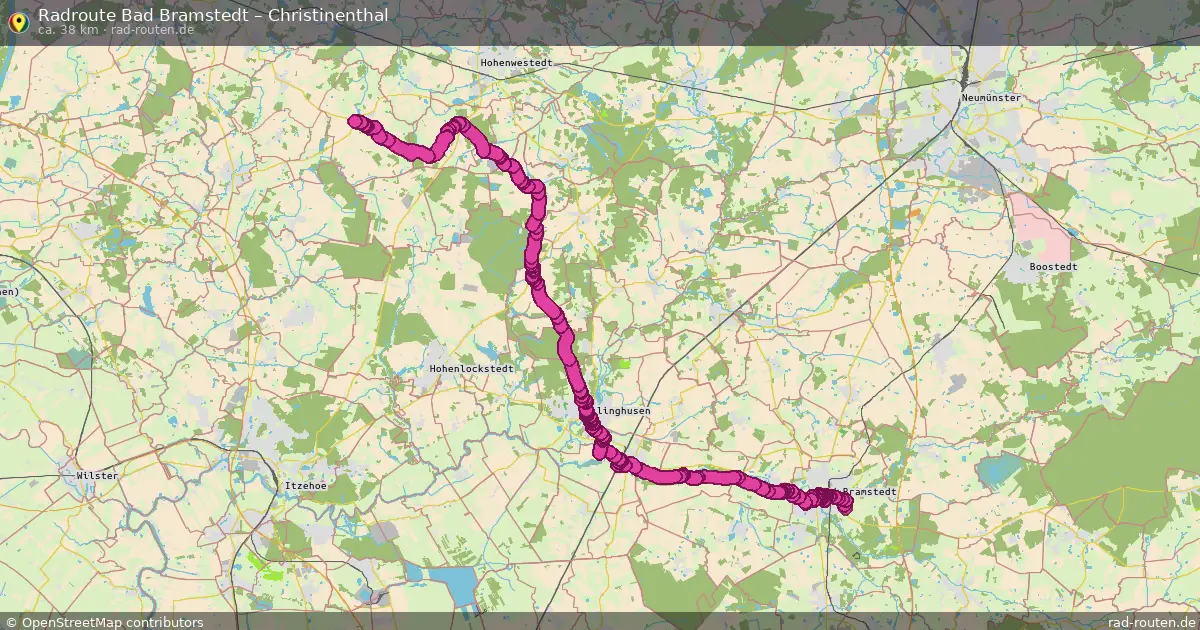 Fahrradroute Bad Bramstedt – Christinenthal