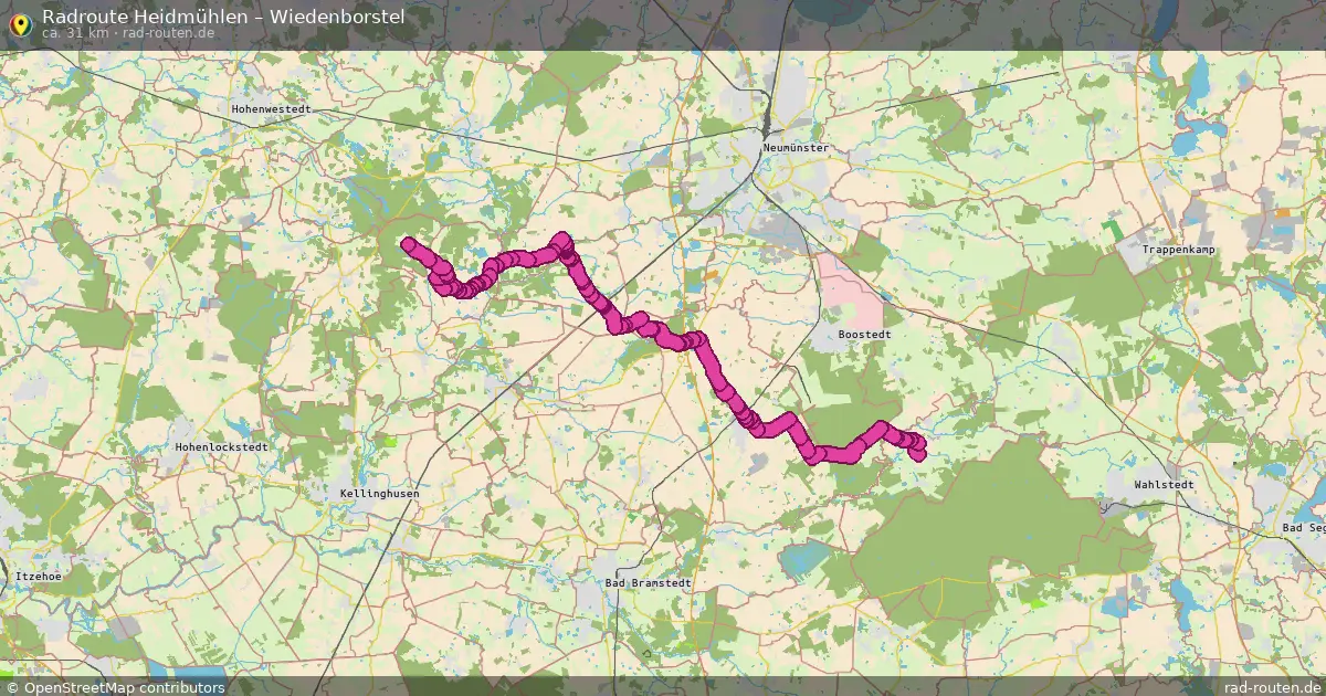 Radtour Heidmühlen – Wiedenborstel