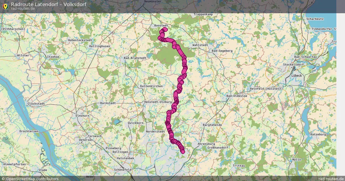 Radtour Latendorf – Volksdorf