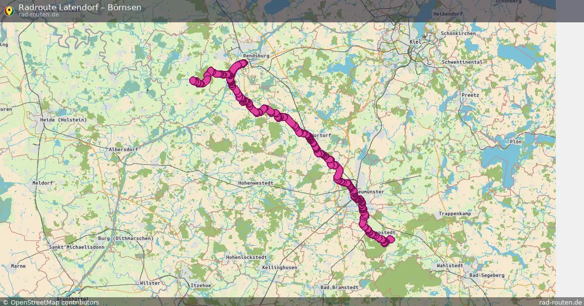 Fahrradroute Latendorf – Loose