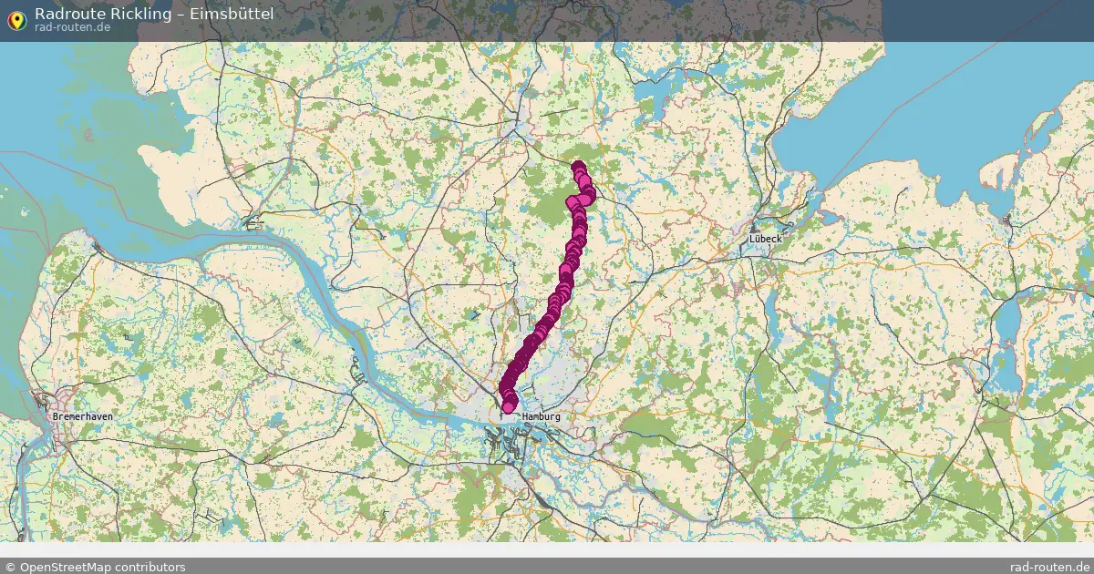 Radtour Rickling – Eimsbüttel