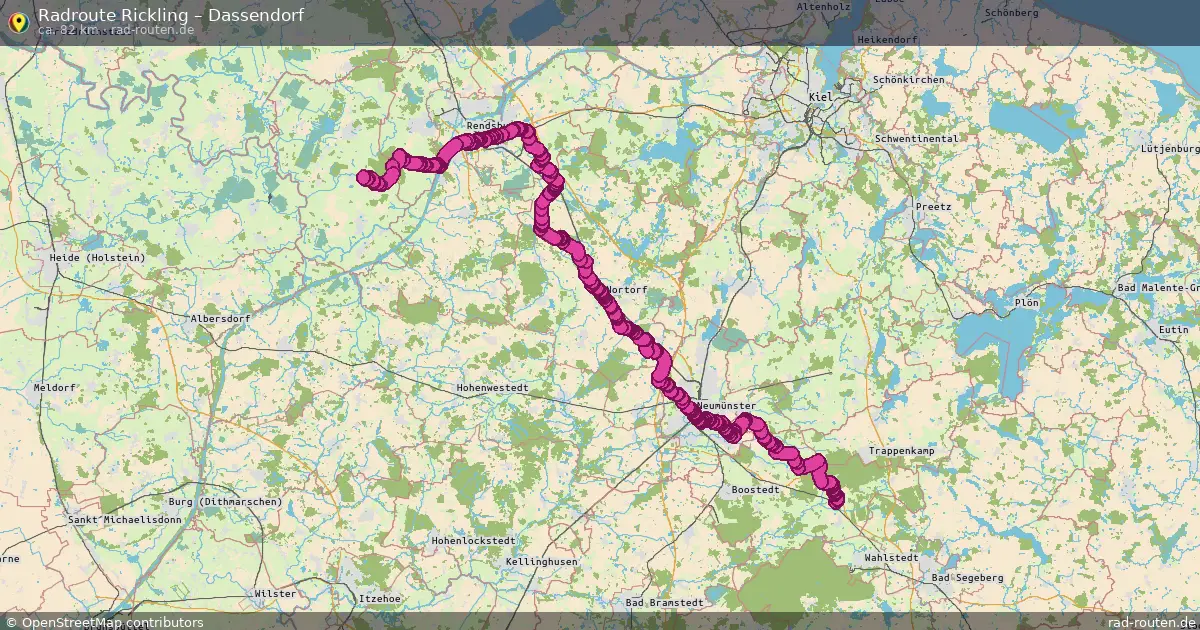 Fahrradroute Rickling – Gettorf