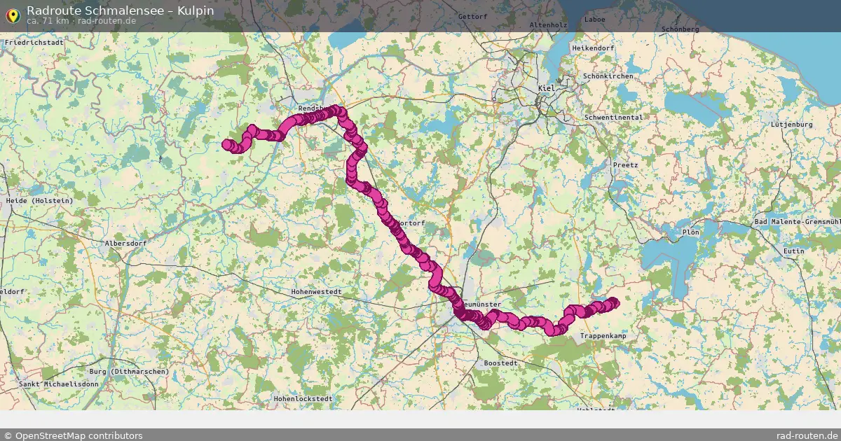 Radtour Schmalensee – Gnutz