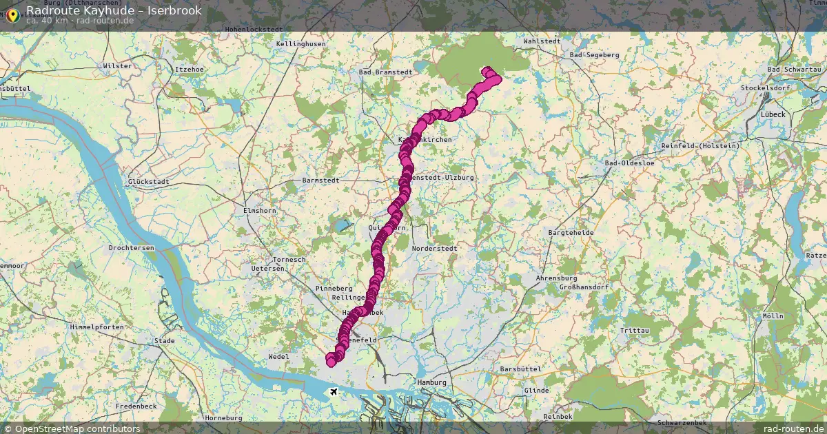 Radtour Kayhude – Iserbrook
