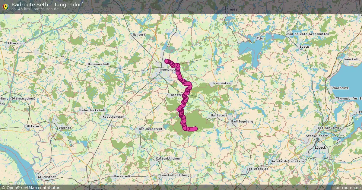 Radtour Seth – Tungendorf