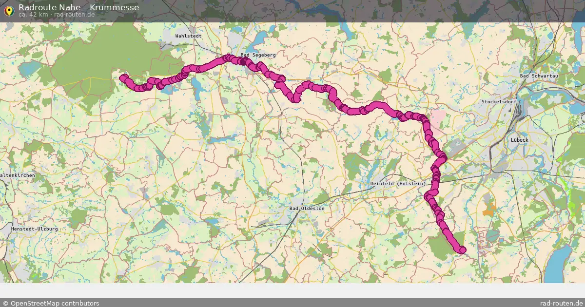 Fahrradroute Tangstedt – Krummesse (56 km) – Rad-Routen.de