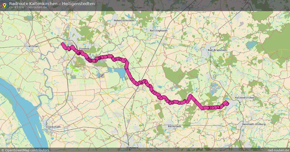 Fahrradroute Kaltenkirchen – Heiligenstedten