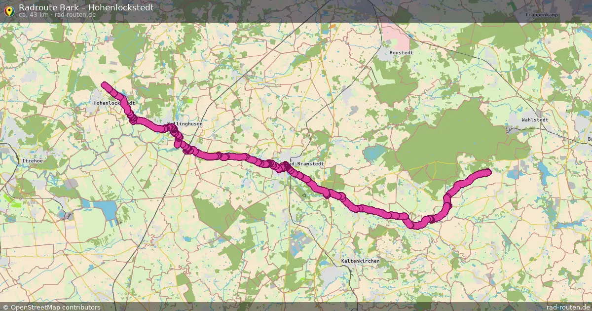 Radtour Bark – Hohenlockstedt