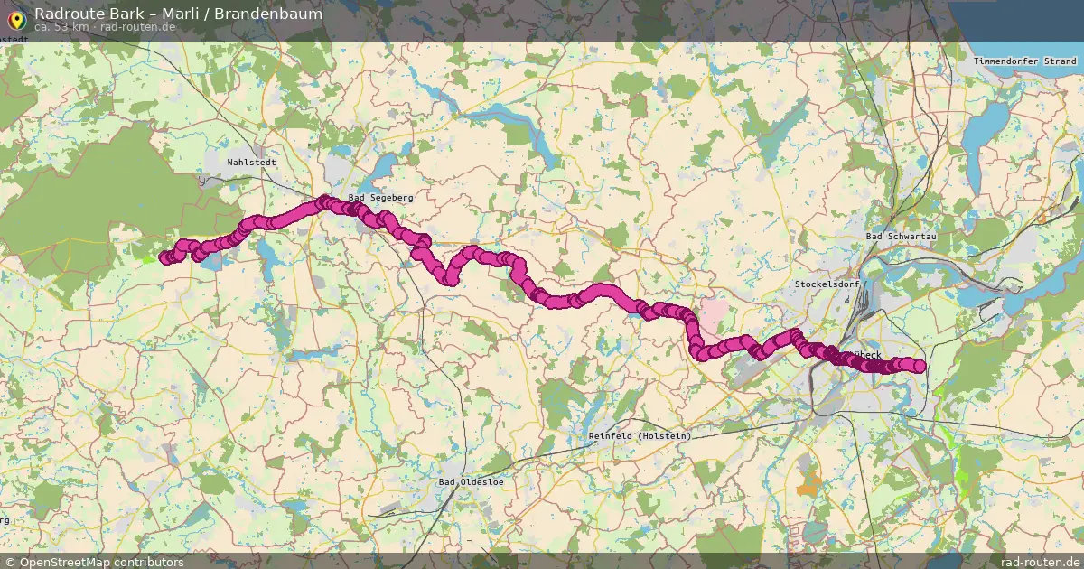 Radtour Bark – Marli   Brandenbaum