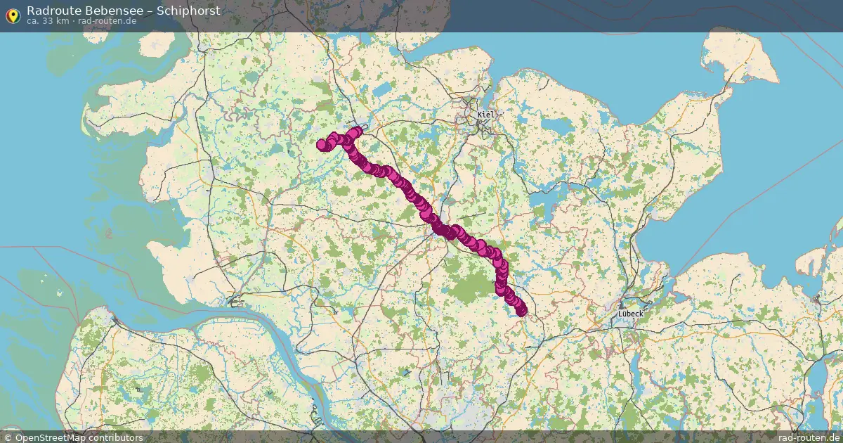 Radtour Bebensee – Brodersdorf