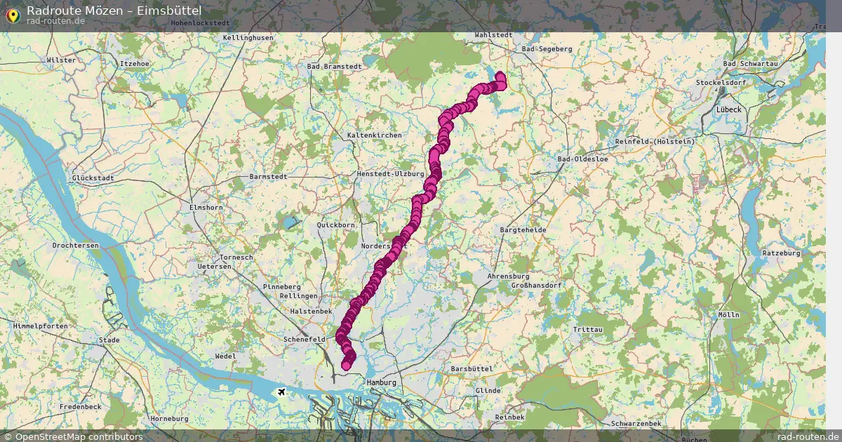 Radtour Mözen – Eimsbüttel