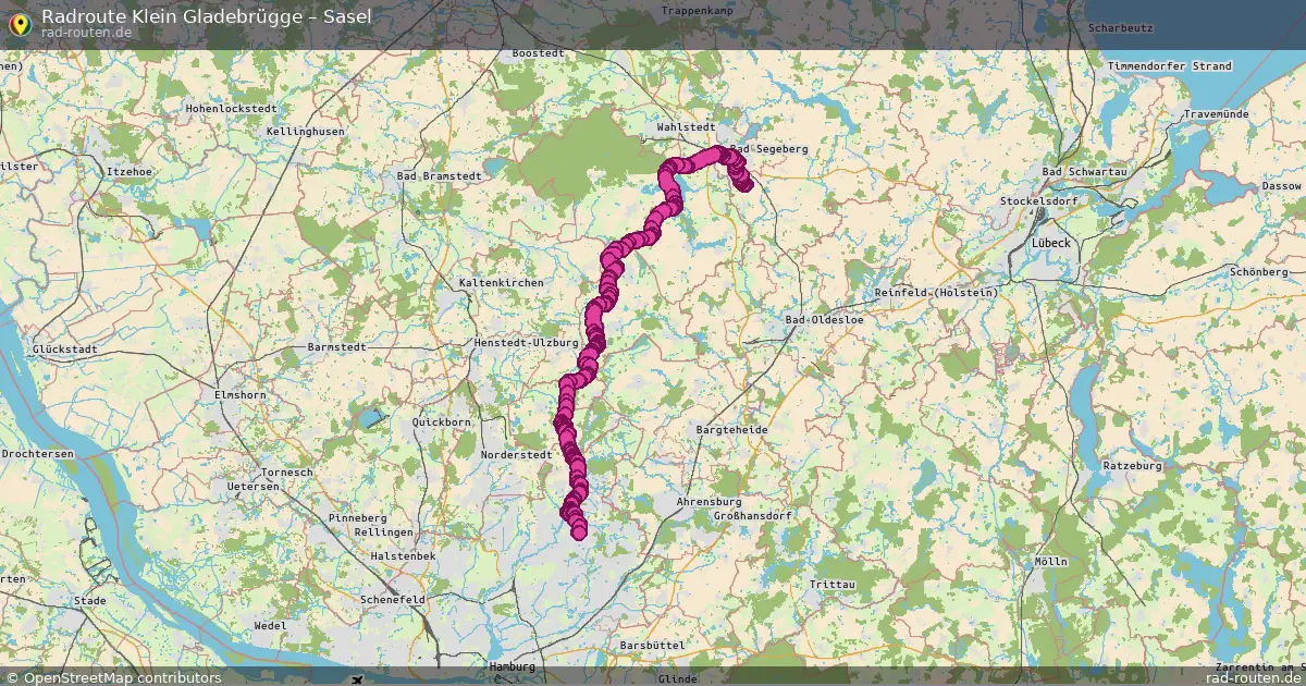 Radtour Klein Gladebrügge – Sasel