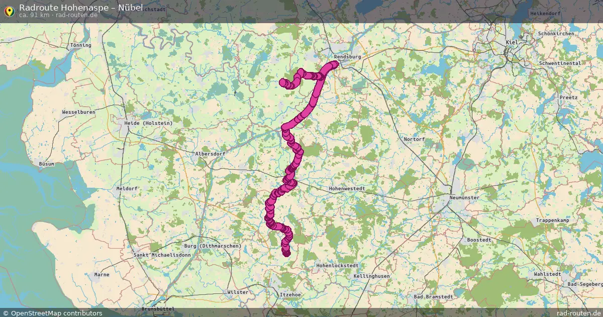 Radtour Hohenaspe – Bergewöhrden