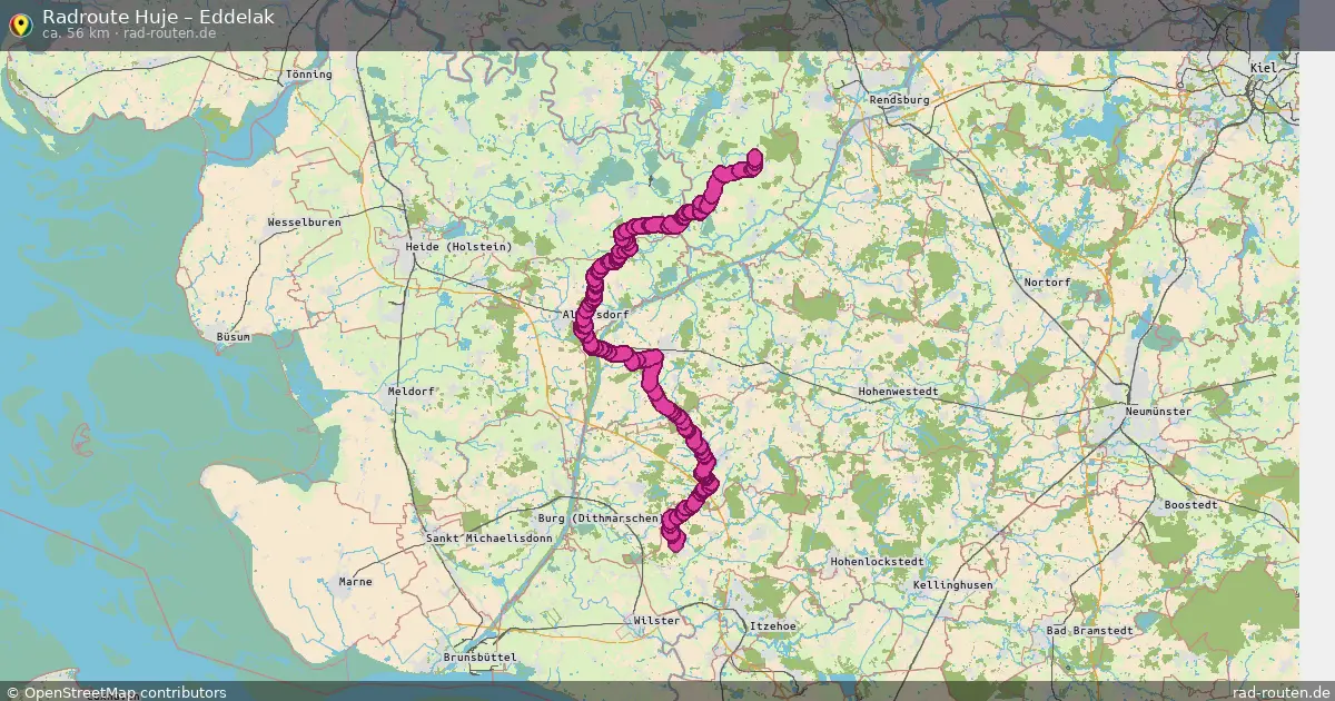Radtour Huje – Busenwurth