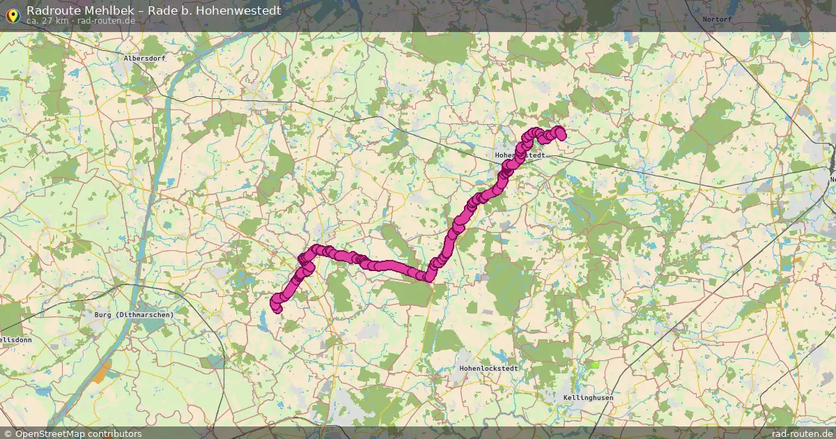 Radtour Mehlbek – Rade B. Hohenwestedt