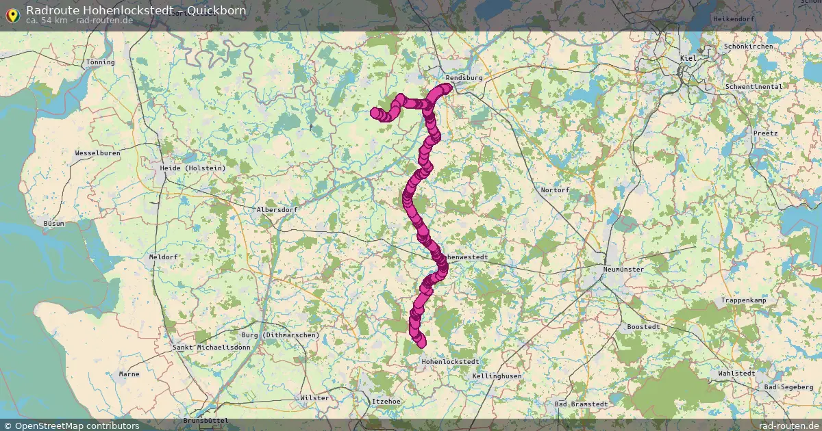 Fahrradroute Hohenlockstedt – Negenharrie