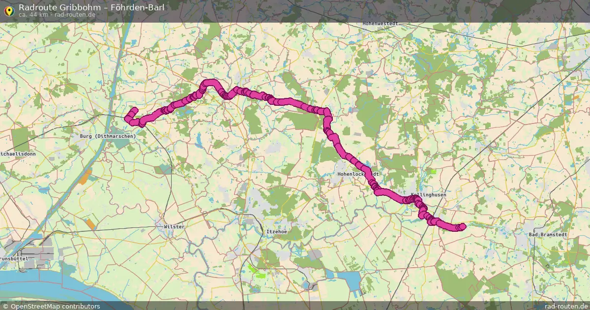 Radtour Gribbohm – Föhrden-Barl