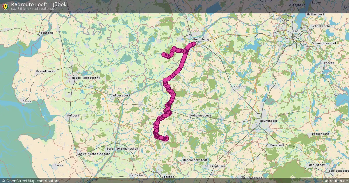 Radtour Looft – Rumohr