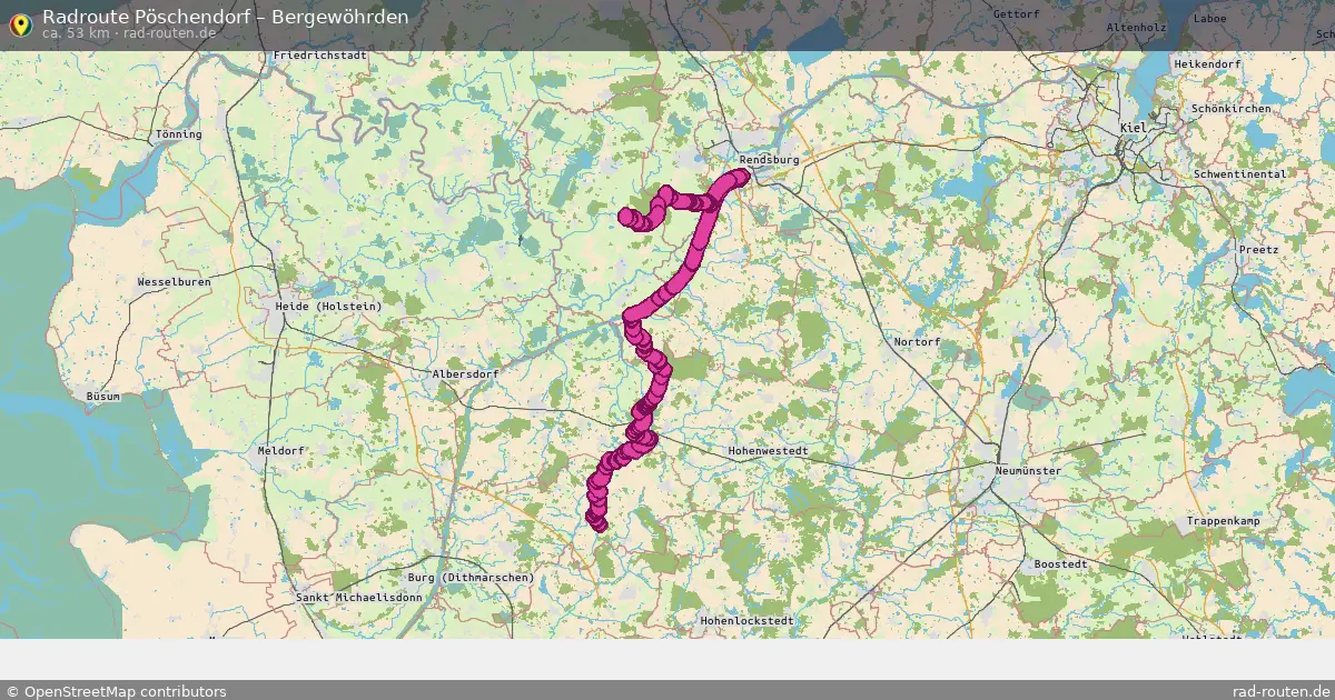 Radtour Pöschendorf – Nübel