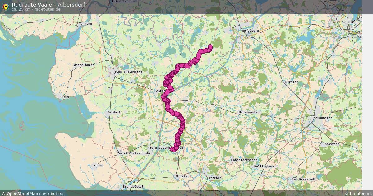 Radtour Vaale – Lunden