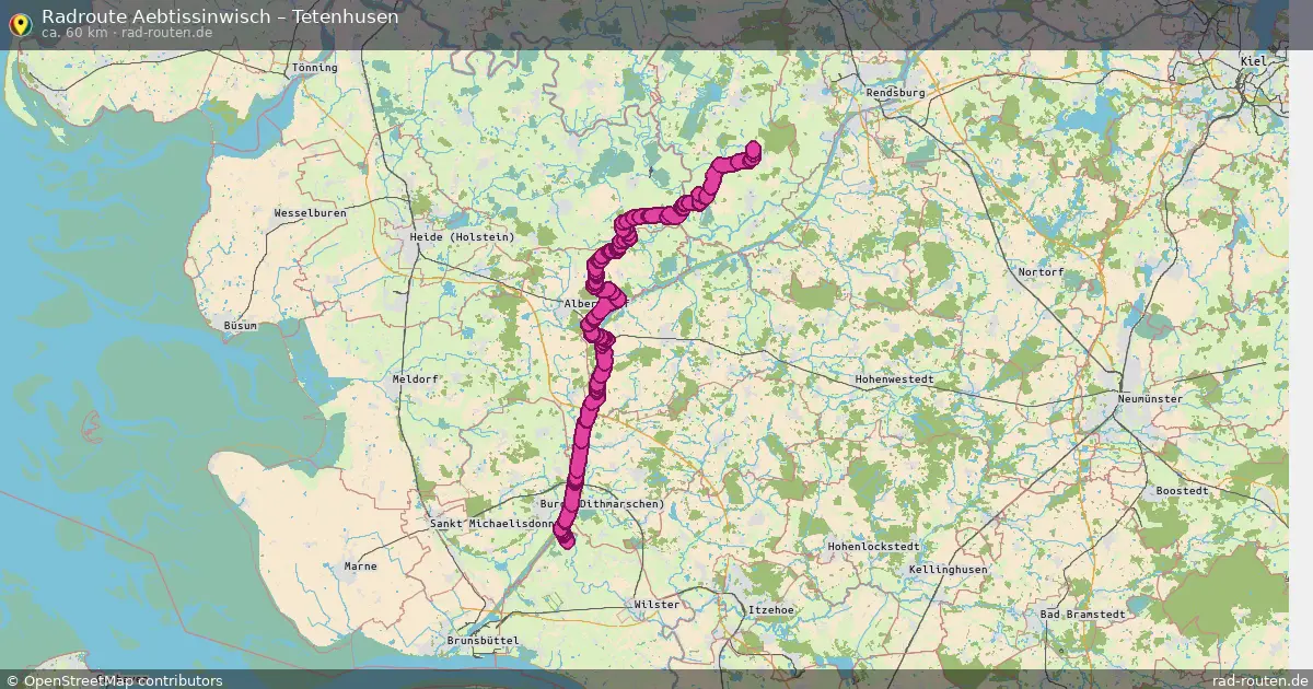 Radtour Aebtissinwisch – Tetenhusen