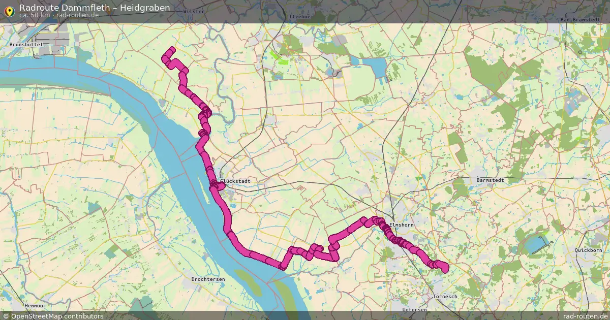 Radtour Dammfleth – Heidgraben