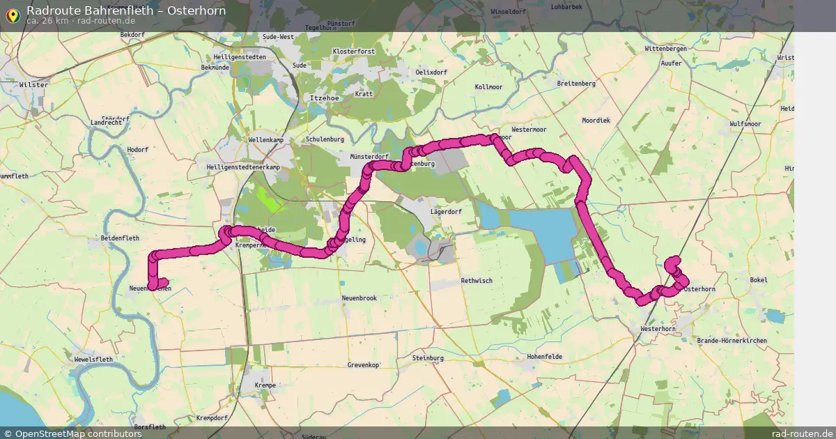 Radtour Bahrenfleth – Osterhorn