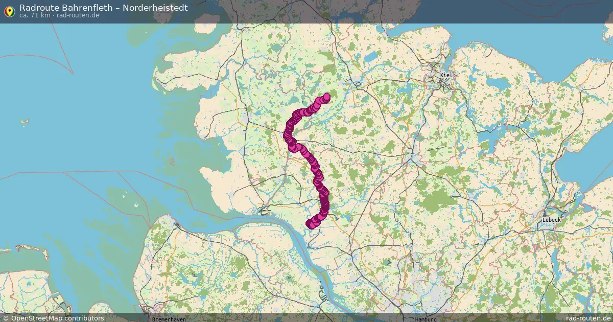 Radtour Bahrenfleth – Westerrönfeld