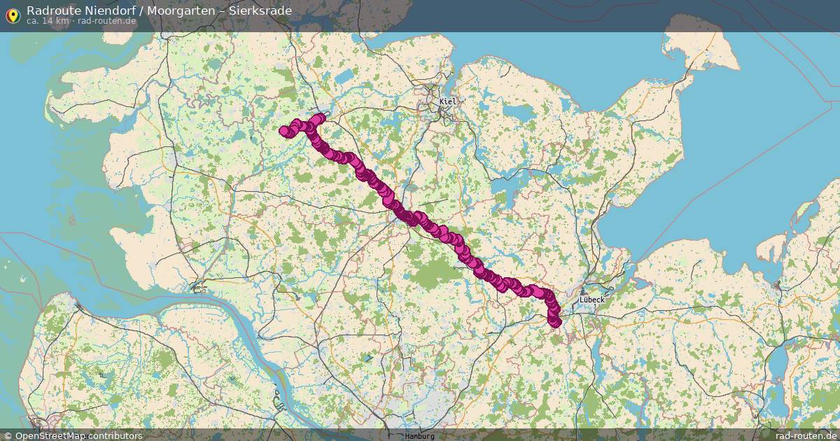 Fahrradroute Niendorf   Moorgarten – Rethwisch (17 km) – Rad-Routen.de