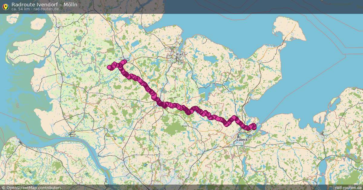 Fahrradroute Ivendorf – Kalübbe