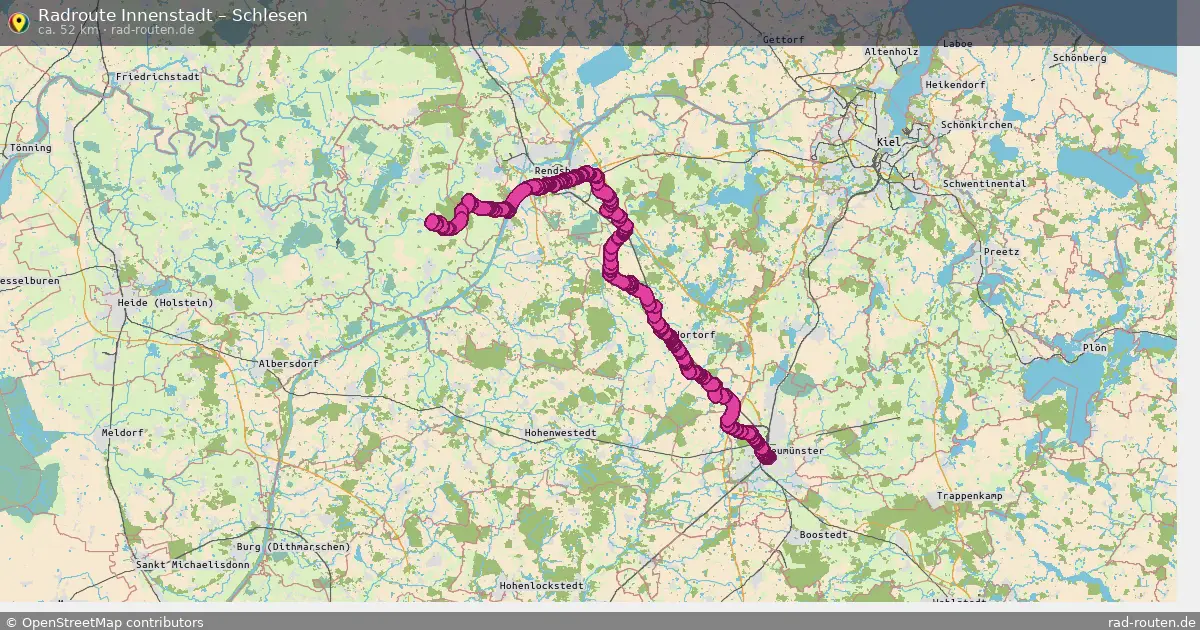 Radtour Innenstadt – Lohe-Föhrden