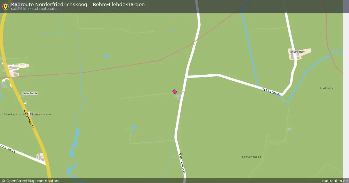 Radtour Norderfriedrichskoog – Rehm-Flehde-Bargen
